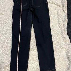 Slim factor by investments, dark blue jeans size M regular, Slim straight.